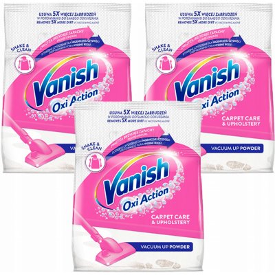 Vanish Shake & Clean prášok na čistenie kobercov 650 g