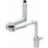 Geberit ONE Úsporný umývadlový sifón s výpustom pre umývadla so skrytým prepadom, d 32 mm, biela 152.051.01.1
