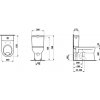 H8249590000001 LAUFEN PRO WC kombi, VARIO odpad