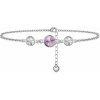 Swarovski e. jemný náramok Ambrosia, purpurová seb5811