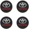 Nálepky na kolesá Toyota - čierna 5,5cm
