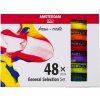 Amsterdam sada akrylových farieb 48 x 20 ml - General Selection (Amsterdam sada akrylových farieb 48 x 20 ml - General Selection)