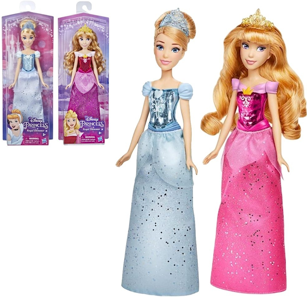 Hasbro Disney Princesses Popoluška Aurora Šípková Ruženka F0897 F0899