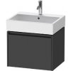 Duravit Ketho.2 - Umývadlová skrinka, 44x58x46 cm, 1 zásuvka, grafit mat K25075049490000