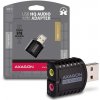 AXAGON ADA-17 USB2.0 - Stereo HQ Audio Mini Adapter 24bit 96 kHz zvuková karta ADA-17