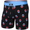 Boxerky Saxx Vibe Xtra Super Soft Boxer Brief Fly Veľkosť: M / Farba: čierna/červená
