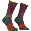 Ortovox pánske ponožky All Mountain Mid Socks M červená/modrá