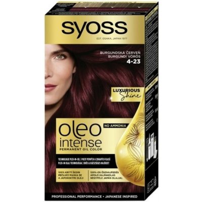 Syoss Oleo Intense farba na vlasy 4-23 Burgundská červeň 4-23 50 ml
