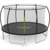 Sammer Trampolína v čiernej farbe PREMIUM 465 cm s vonkajšou sieťkou a rebríkom 3124