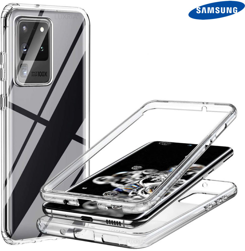 Púzdro Luxria Clear 360° Samsung Galaxy S22 Ultra čiré