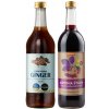 Aronia vom Langlebenhof 100 % BIO šťava z arónie - jarabina čierna, Demeter + Nealkoholický zázvorový nápoj Extra Strong, 750 ml