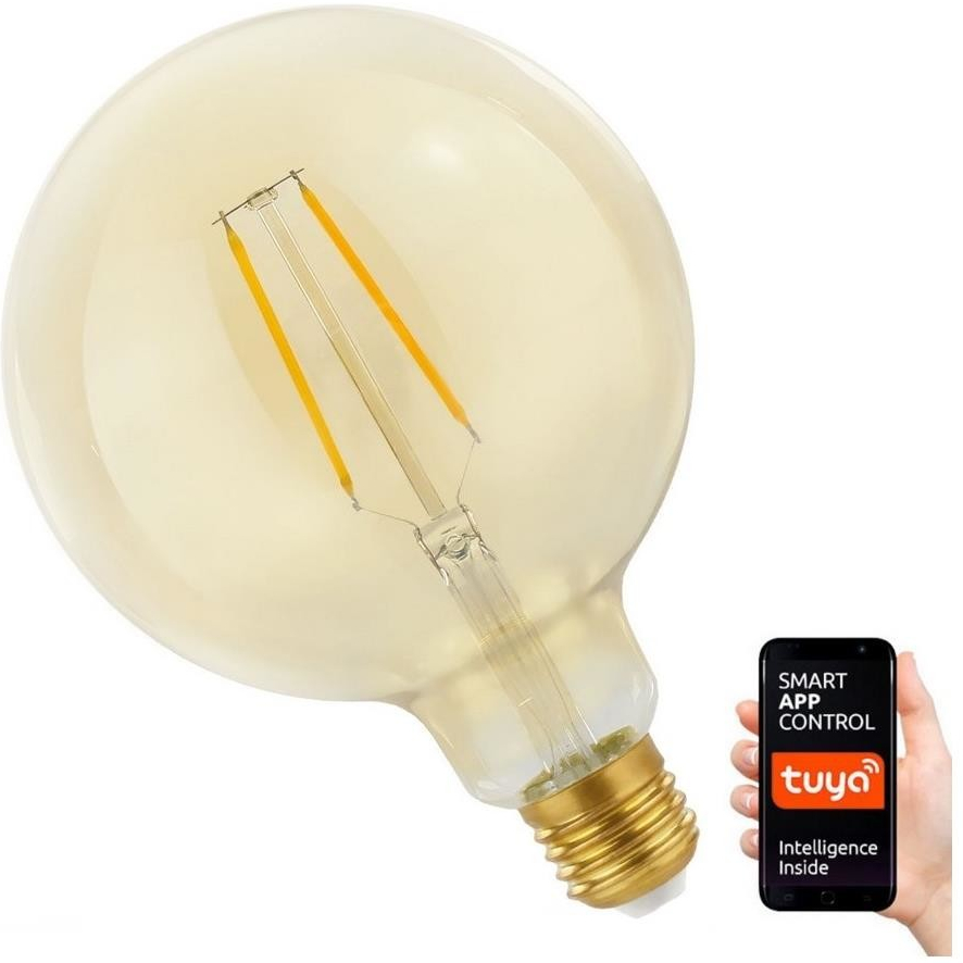 3kraft Inteligentná LED žiarovka Edison14530 žltá