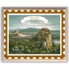 Obraz Devín hrad 2, VBart PREVEDENIE: MAGNETKA, ROZMER v cm/TYP OKRAJA: okraj poštová známka+stuha s názvom