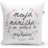 Sablio Vankúš Moja mamička je tá zo všetkých najlepšia 40x40