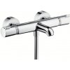 Hansgrohe 13114000 Ecostat Comfort termostatická vaňová batéria na stenu, chróm HG 13114000