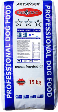 Bardog Senior & LIGHT 19/08 kuřecí maso pro starší 15 kg