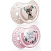 LOVI Dynamický utišujúci cumlík 3-6 m 2 ks Wild soul holka