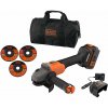 Black+Decker Aku uhlová brúska BCG6L8F1S-QW, 18 V, 7600 ot./min., BCG6L8F1S-QW
