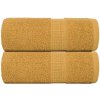 Uteráky VidaXL Frogn zlaté 30x50 cm bavlna 2 ks
