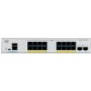 Catalyst C1000-16FP-2G-L, 16x 10/100/1000 Ethernet PoE+ ports and 240W PoE budget, 2x 1G SFP uplinks