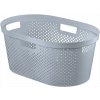 Kôš na bielizeň Curver Infinity Dots 40L sivý