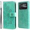 VSETKONAMOBIL 52754 ART MANDALA Peňaženkové puzdro Xiaomi Poco C40 zelené