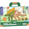 MierEdu Magnetická tabuľka Dinosaury - Stegosaurus
