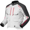 Textilní bunda na motorku RICHA TAURUS šedá/červená, vel. 3XL
