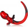Oxballs PUG Puppytail Black Red S