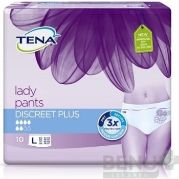 Tena Lady Pants Discreet plus L 10 ks