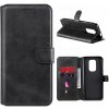 VSETKONAMOBIL 116066 RETRO SMOOTH Peňaženkové puzdro pre Motorola Moto G9 Play / E7 Plus čierne