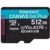 Kingston Canvas Go Plus A2 Micro SDXC 512GB SDCG4/512GB