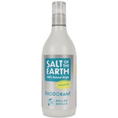 Salt Of The Earth Náhradná náplň do prírodného guličkového dezodorantu Unscented (Deo Roll-on Refills) 525 ml