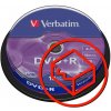 Verbatim DVD+R, 43498, DataLife PLUS, 10-pack, 4,7GB, 16x, cake box, Matte Silver, Scratch Resistant