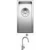 Blanco CLARON 180-U nerez hodvábny lesk 521565 + Blanco MIDA-S chróm 521454
