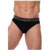Pánske slipy COMFORT COTTON Brubeck: čierne, XXL