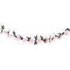 Chaks Dekoratívna girlanda - Pivónia ružová 220 cm