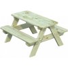 Záhradné drevené sedenie pre deti Lisbet, zelené