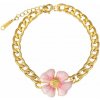 Náramok Pink Blossom (18K pozlátená oceľ)