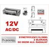 Elektrozámok 12VAC/DC symetrický s blokovaním, radiálny na hliníkové dvere - Lockpol