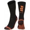 Fox Ponožky Collection Black Orange Thermolite long sock