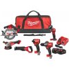 Milwaukee M18 FPP6G3-502B 4933498658 (set náradia obsahuje: M18 FPD3; M18 FID3; M18 FCS552; M18 FSZ; M18 FSAG125X; M18 TLED; 2xM18 B5; M12-18 FC; Taška L)