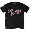 Tričko Sex Pistols - Multi-Logo, Unisex,Čierna,L