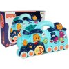 LEAN TOYS Interaktívna hračka pre deti Lokomotíva modrá
