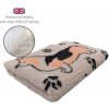 DRYBED Premium Vet Bed Corgi béžový latte 150 x 100 cm