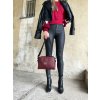 Bordová crossbody kabelka GROSSO GS-77-bordo