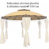 Linder Exclusiv | Strešná plachta k altánu RUND - bežová LE-3620