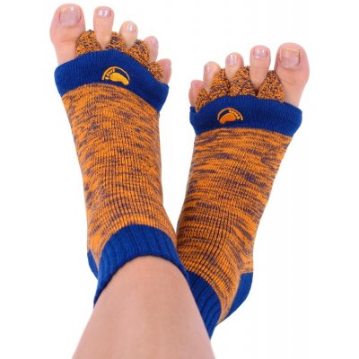 HAPPY FEET HF10L Adjustačné ponožky ORANGE/BLUE vel.L (vel.43+)