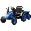 Elektrický traktor s vlečkou Milly Mally Farmer modrý
