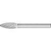 PFERD TOOLS 21103126 frézovacie kolík plameň Dĺžka 60 mm Vonkajší Ø 8 mm Pracovná dĺžka 20 mm Ø hriadeľa 6 mm; 21103126